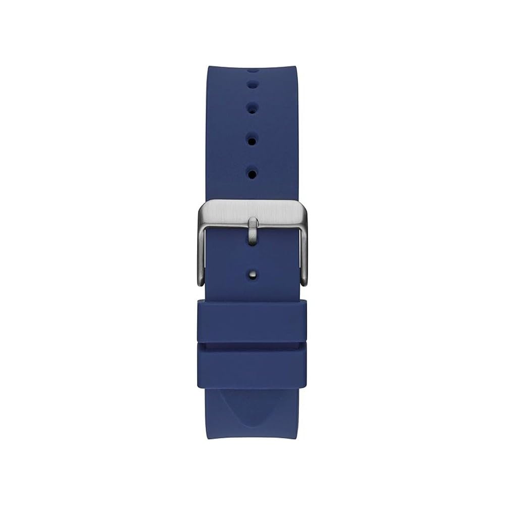 GUESS Silicone Analog Blue Dial Men Watch