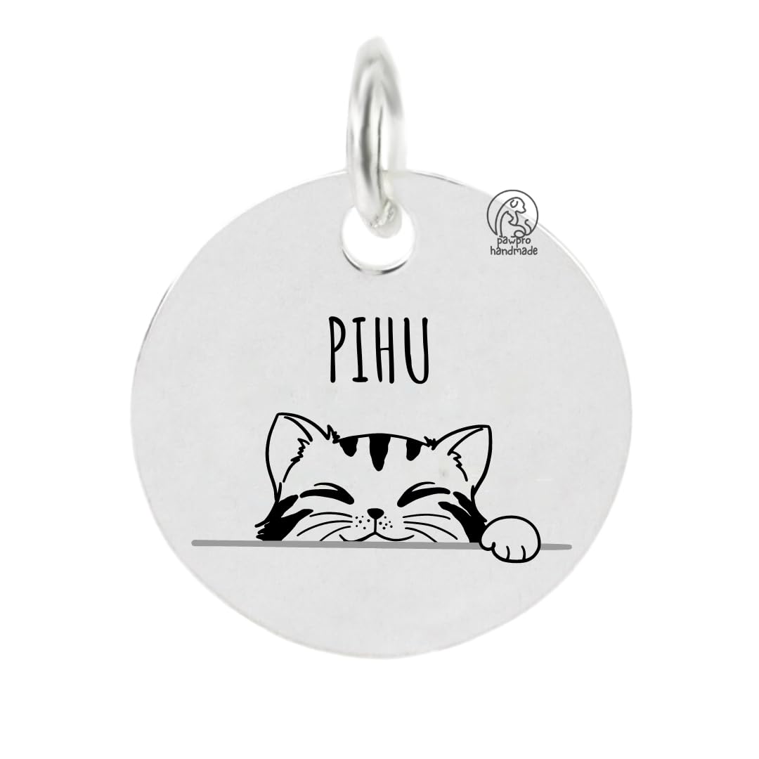 Personalized Engraved Cat Name Tag