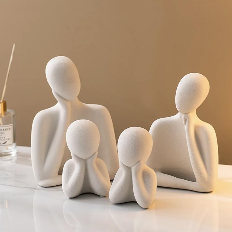 Couple Family Statue- Set of 4