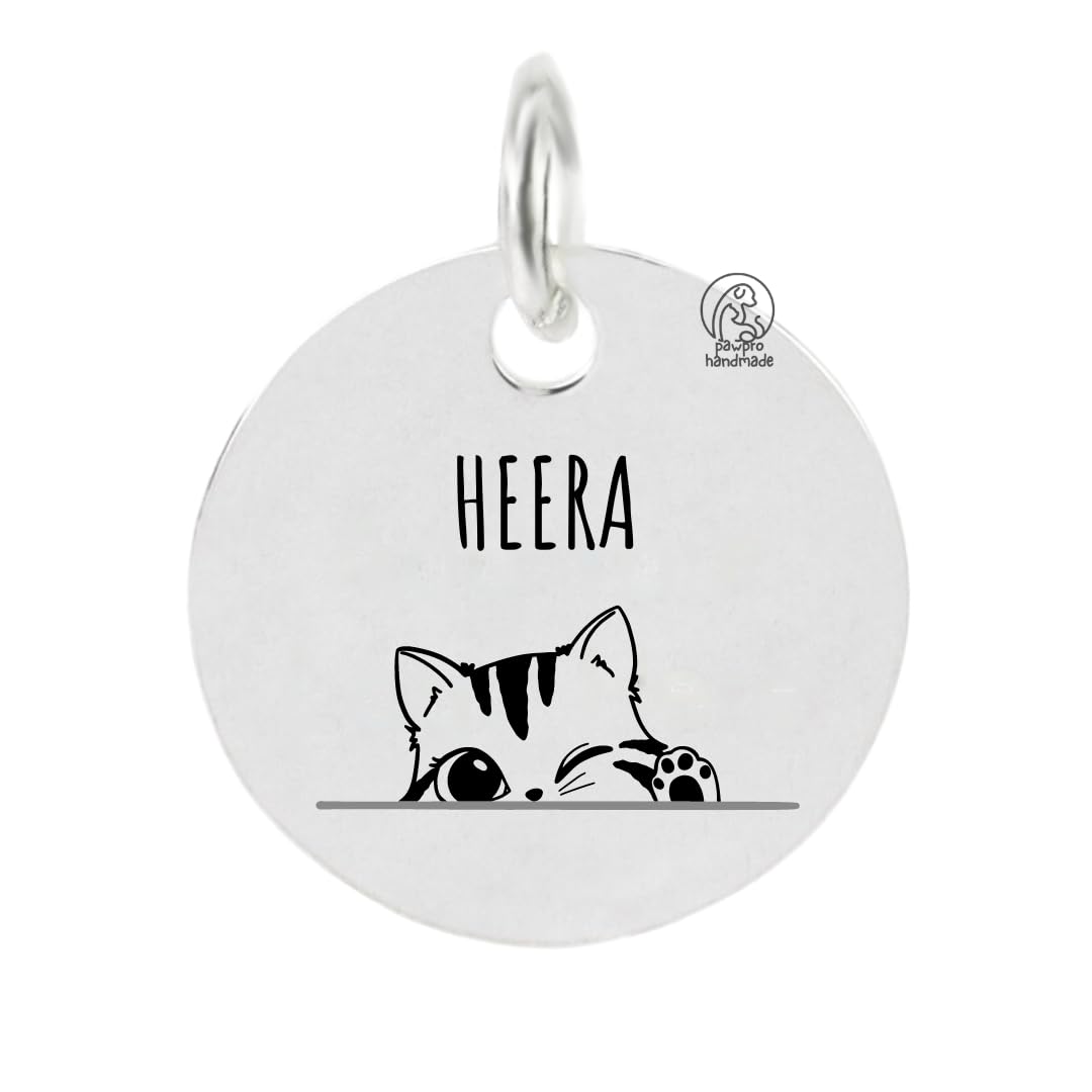 Personalized Engraved Cat Name Tag