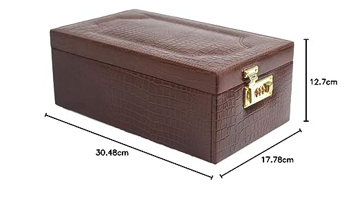 Leather Big Locker Jewellery Storage Box