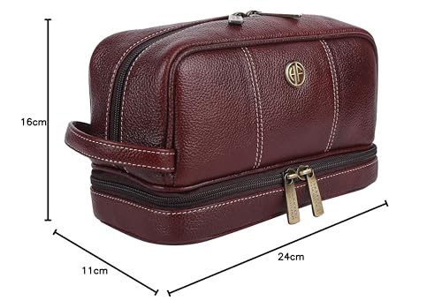 Hammonds Flycatcher Leather Toiletry Bag