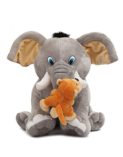 Elephant with Monkey Friend