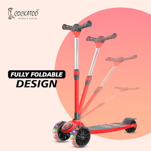 Cockatoo LED Scooter| 3-12 Years| Up to 50 Kg