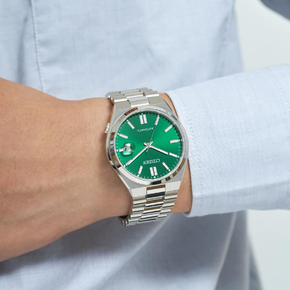 Citizen Stainless Steel Analog Green Dial Men Watch