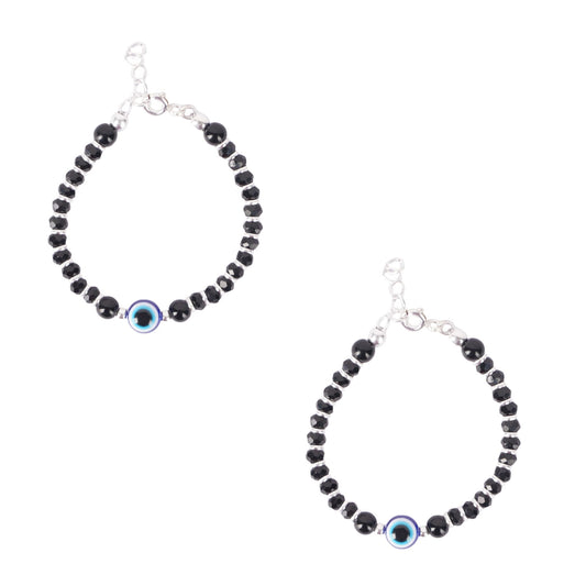 925 Pure Silver Evil Eye Baby Nazariya Bracelets