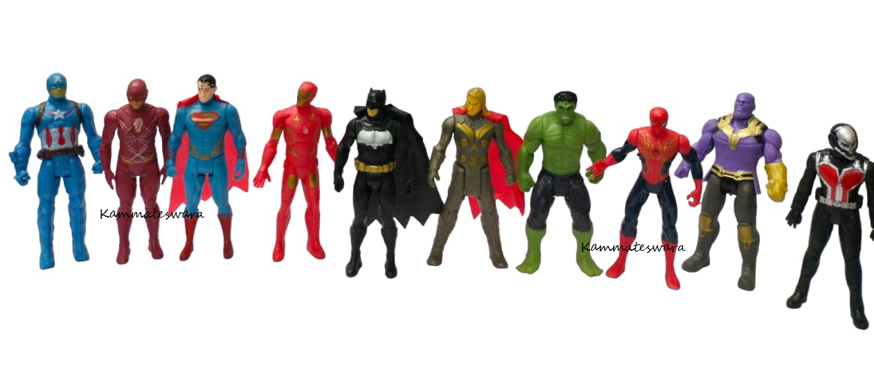 Superhero Action Figure Toys| Set of 10