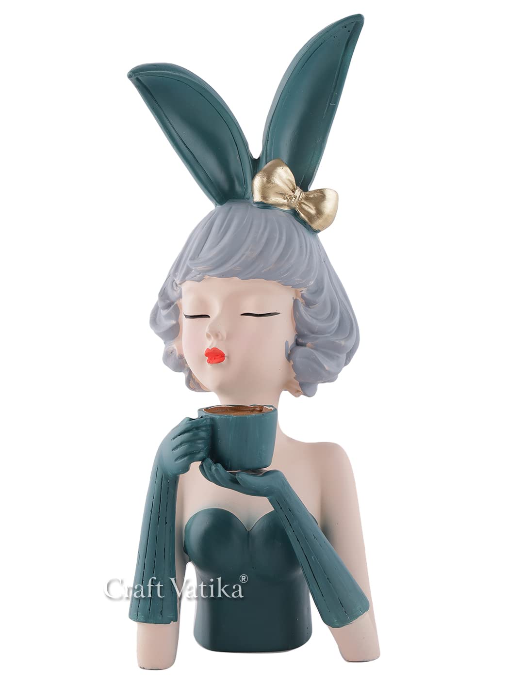 Resin Bowknot Lady