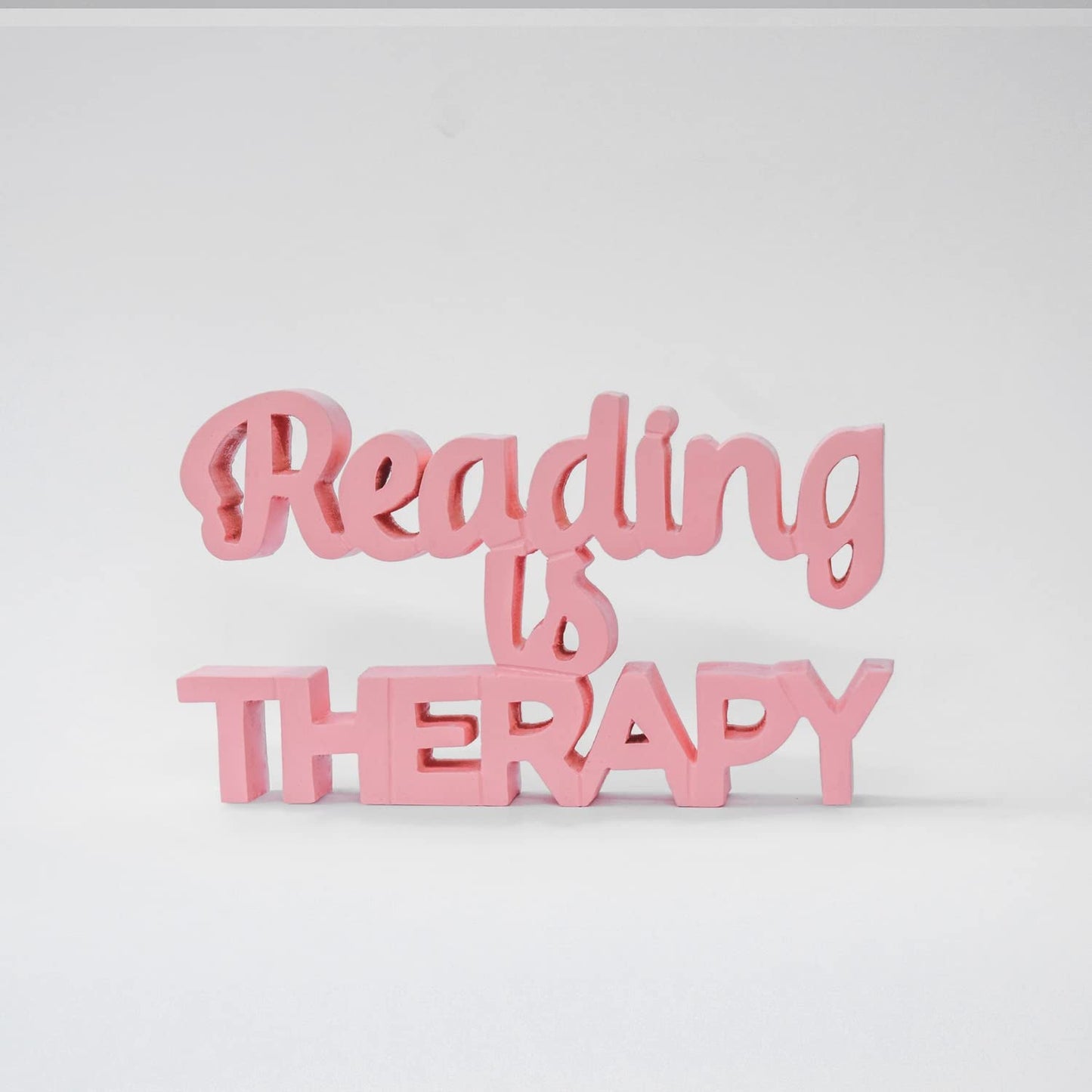 Reading is Therapy Table Decor