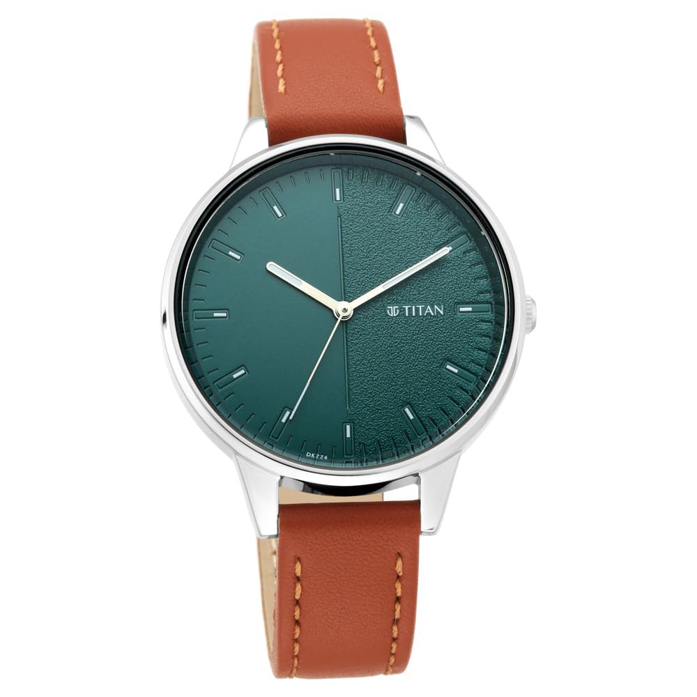 Titan Grey Gradient Dial with Leather Strap