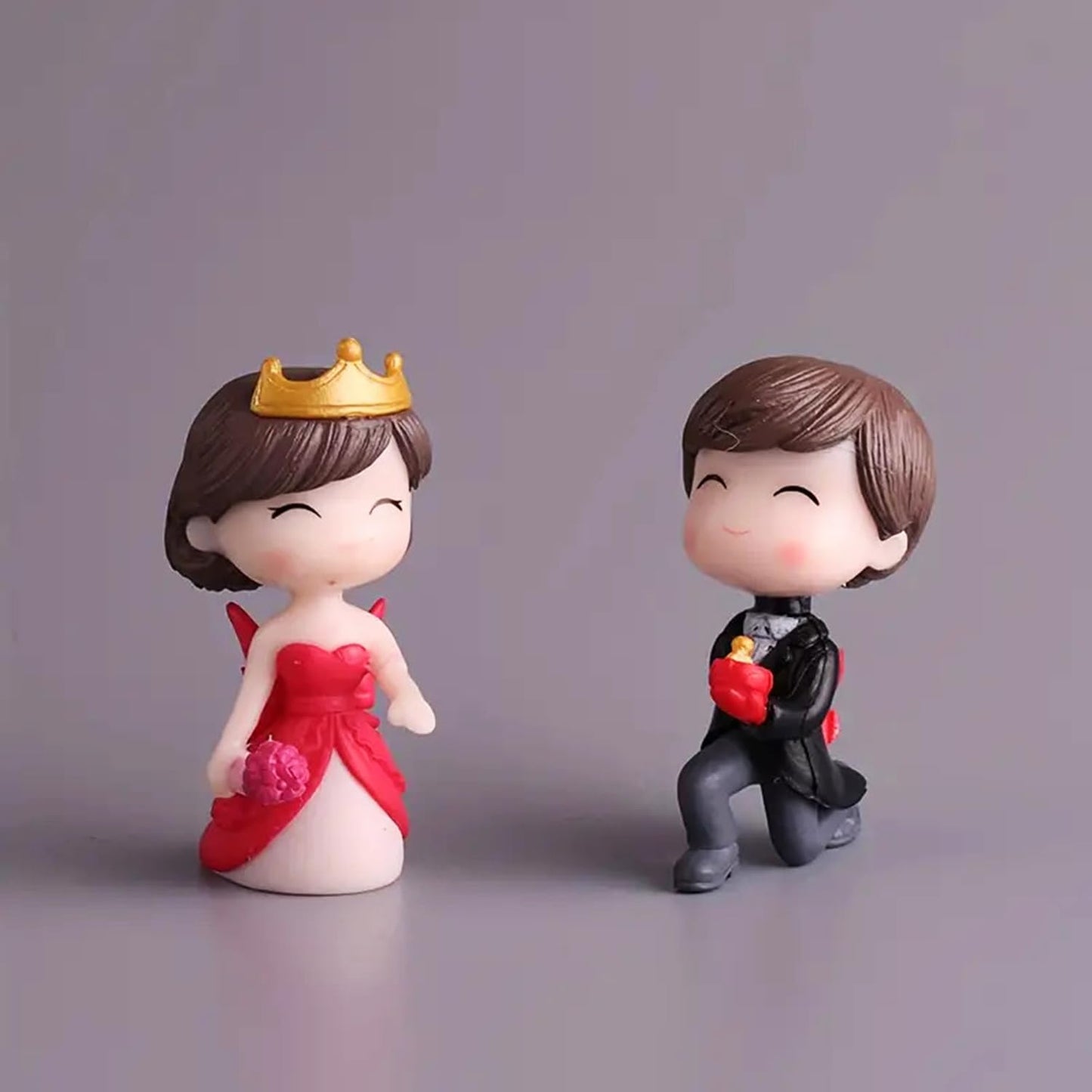 Couple Proposal Miniature Statue