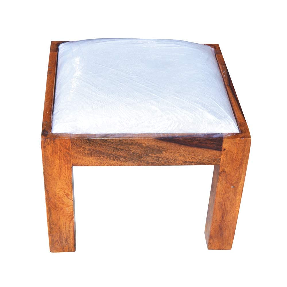 Sheesham Wood Coffee Table with 4 Stool