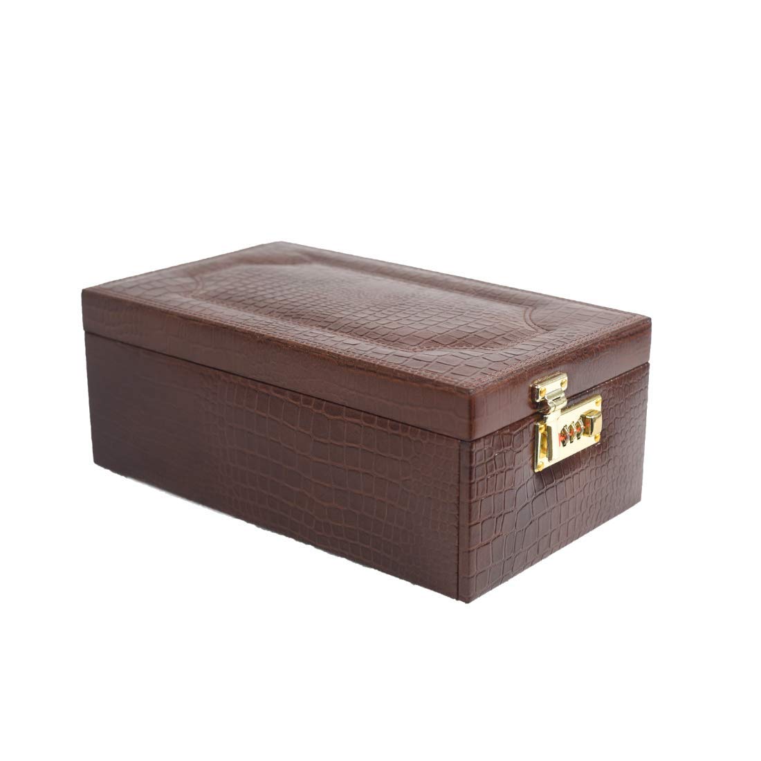 Leather Big Locker Jewellery Storage Box