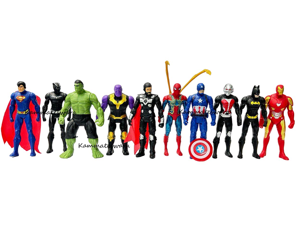 Superhero Action Figure Toys| Set of 10