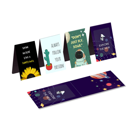 Magnetic Bookmarks with Positive Affirmations