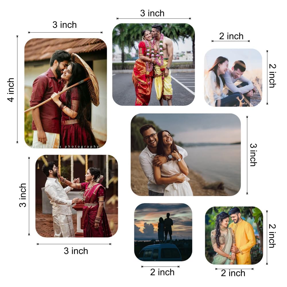 Customized Acrylic Photo Fridge Magnets