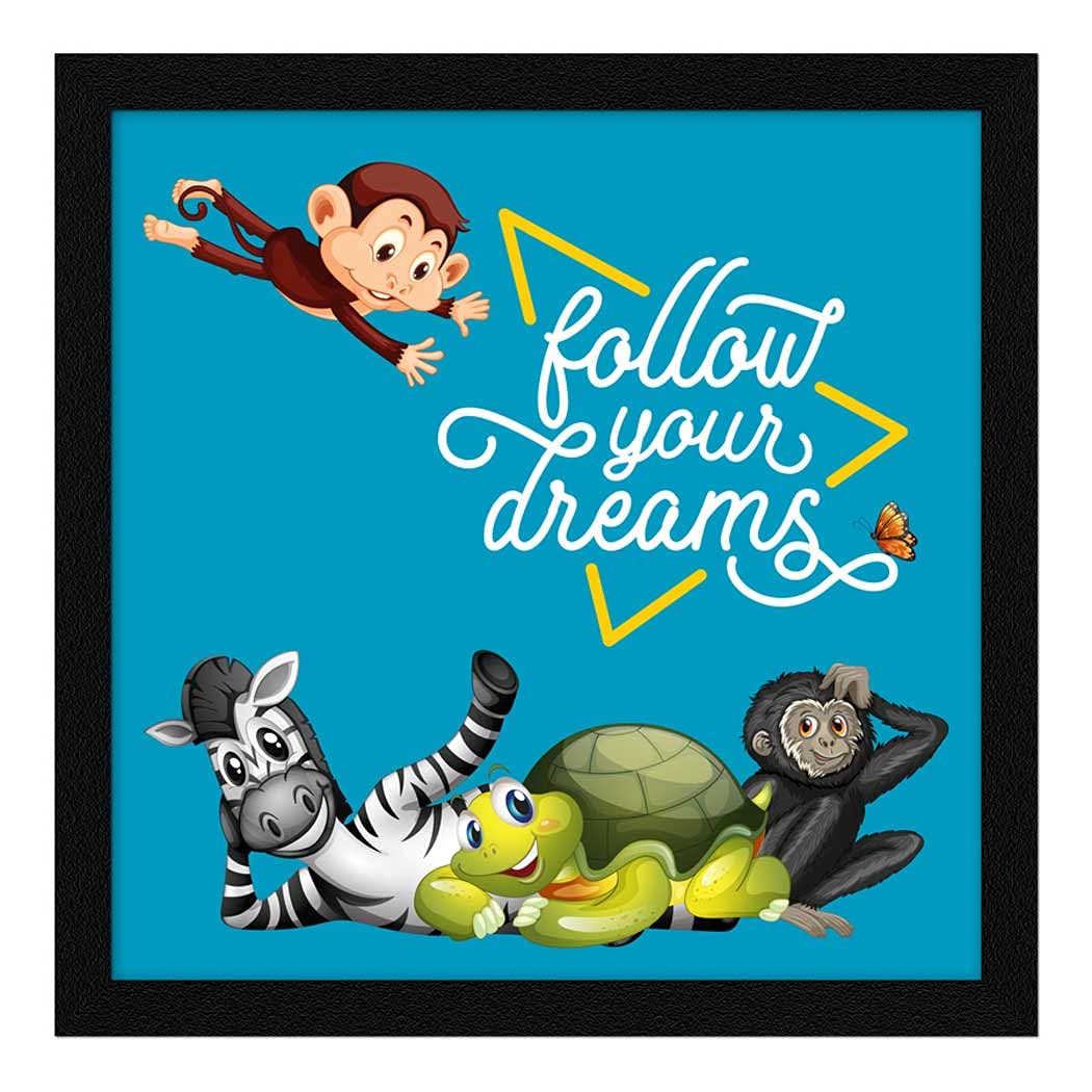 4 Cartoons Kids Room Wall Art