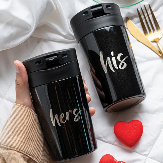 Borosil Insulated Mug -His & Her Mug Combo