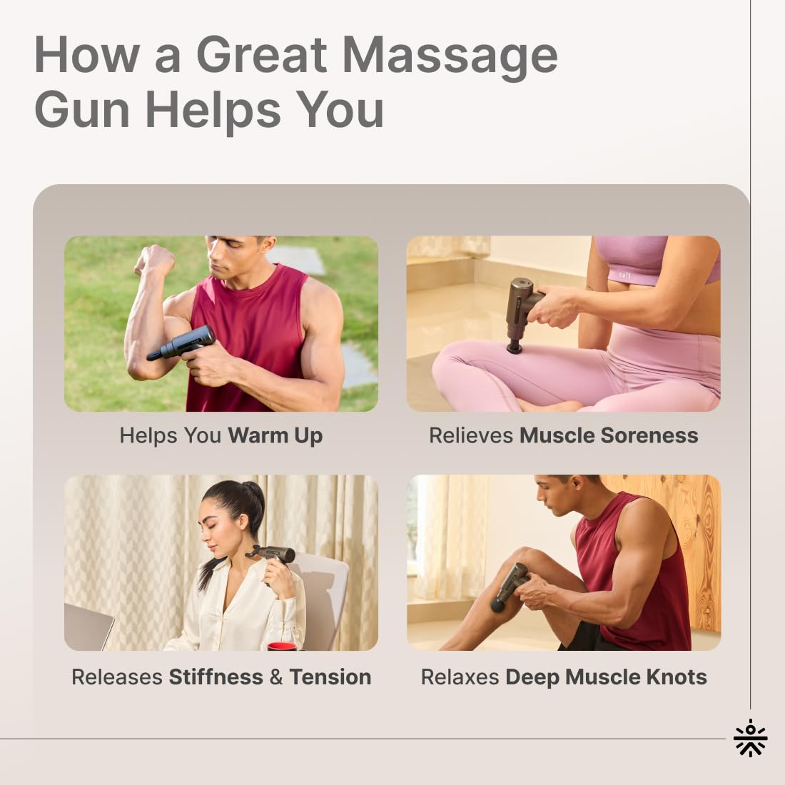 Cult Impact Deep tissue massage gun