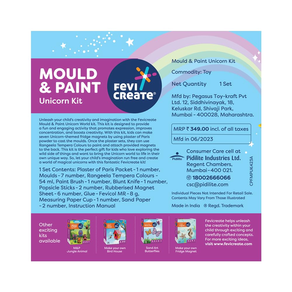 Mould & Paint Unicorn Kit