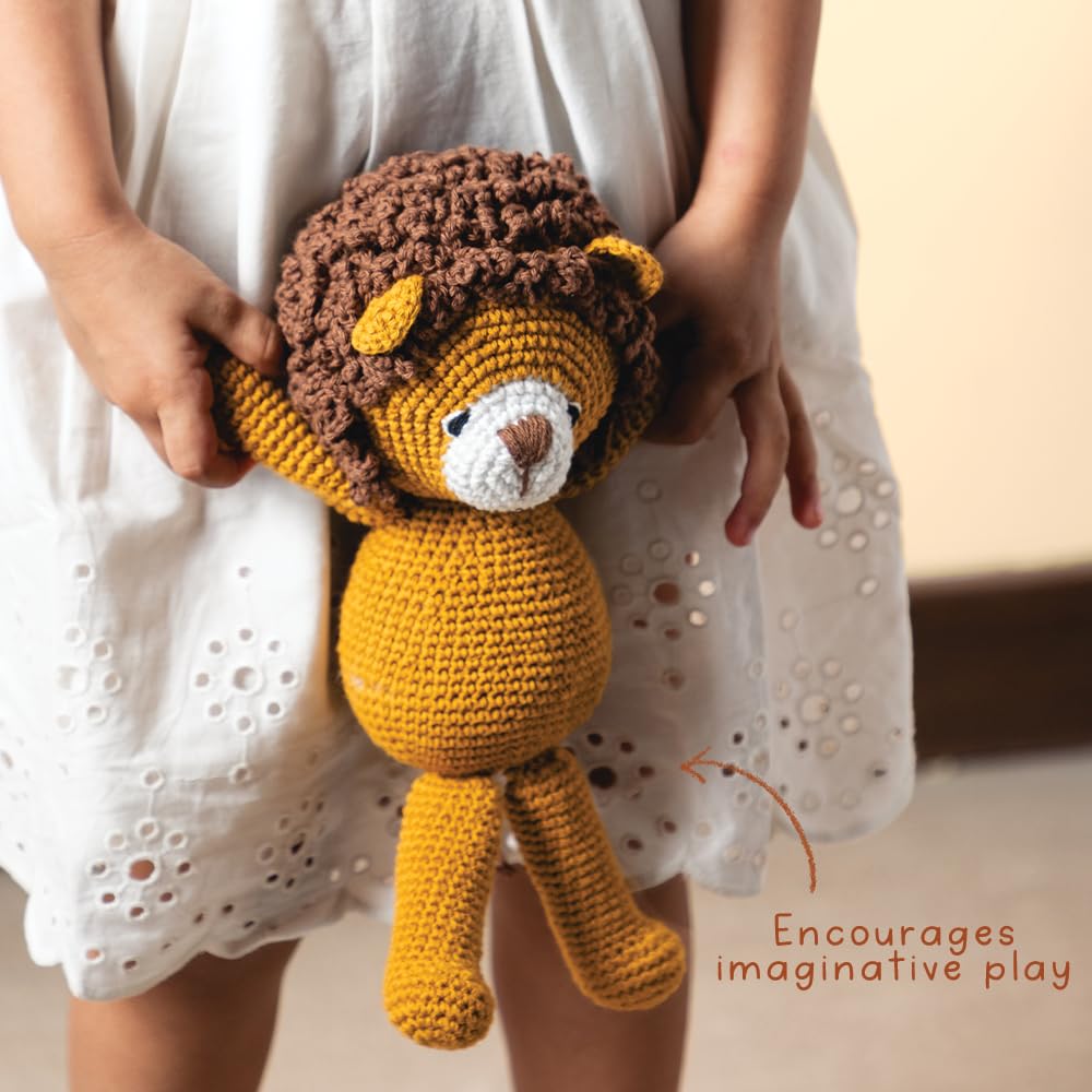 Crochet Lion Soft Toy