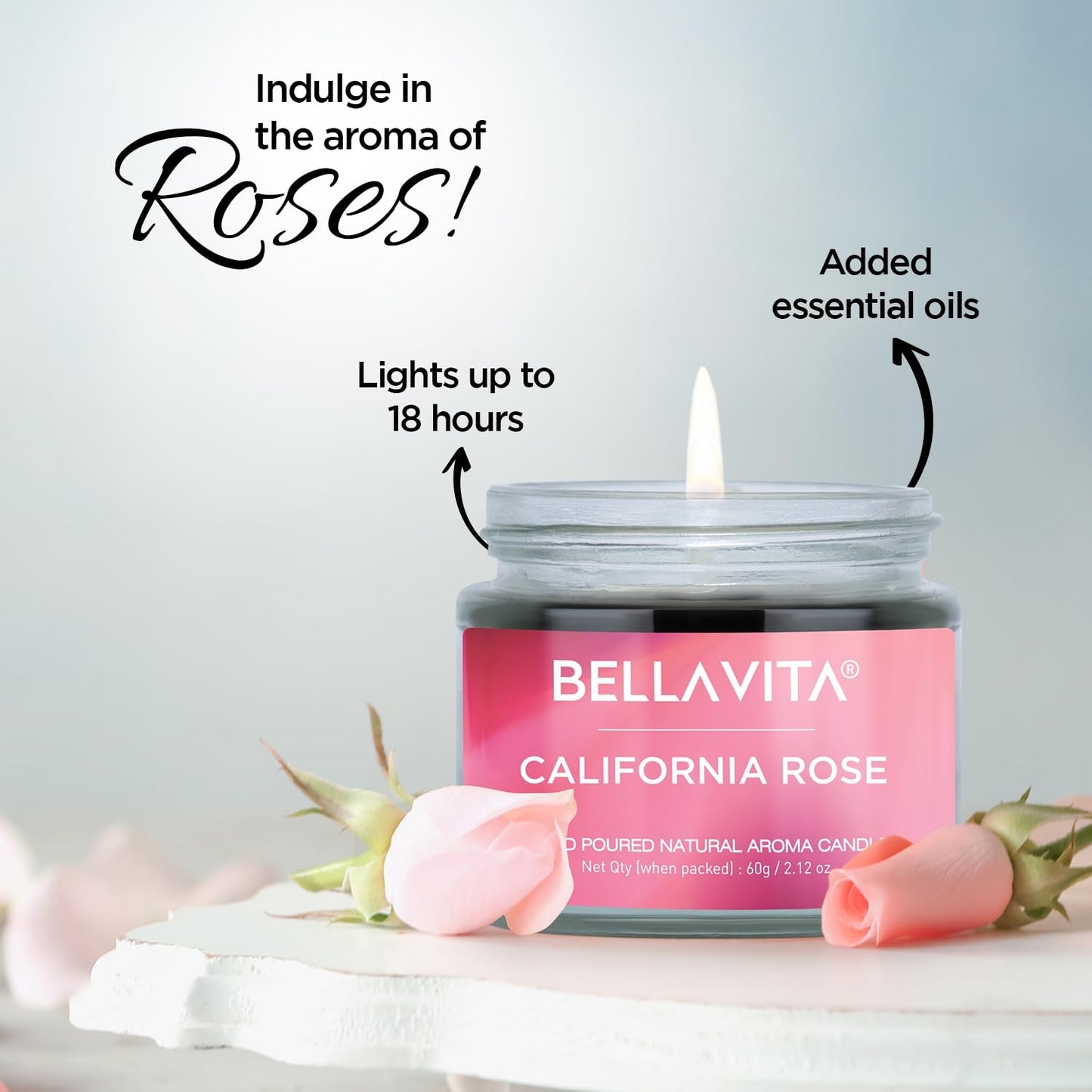 Bella Vita Organic Soy Wax Aroma Candles