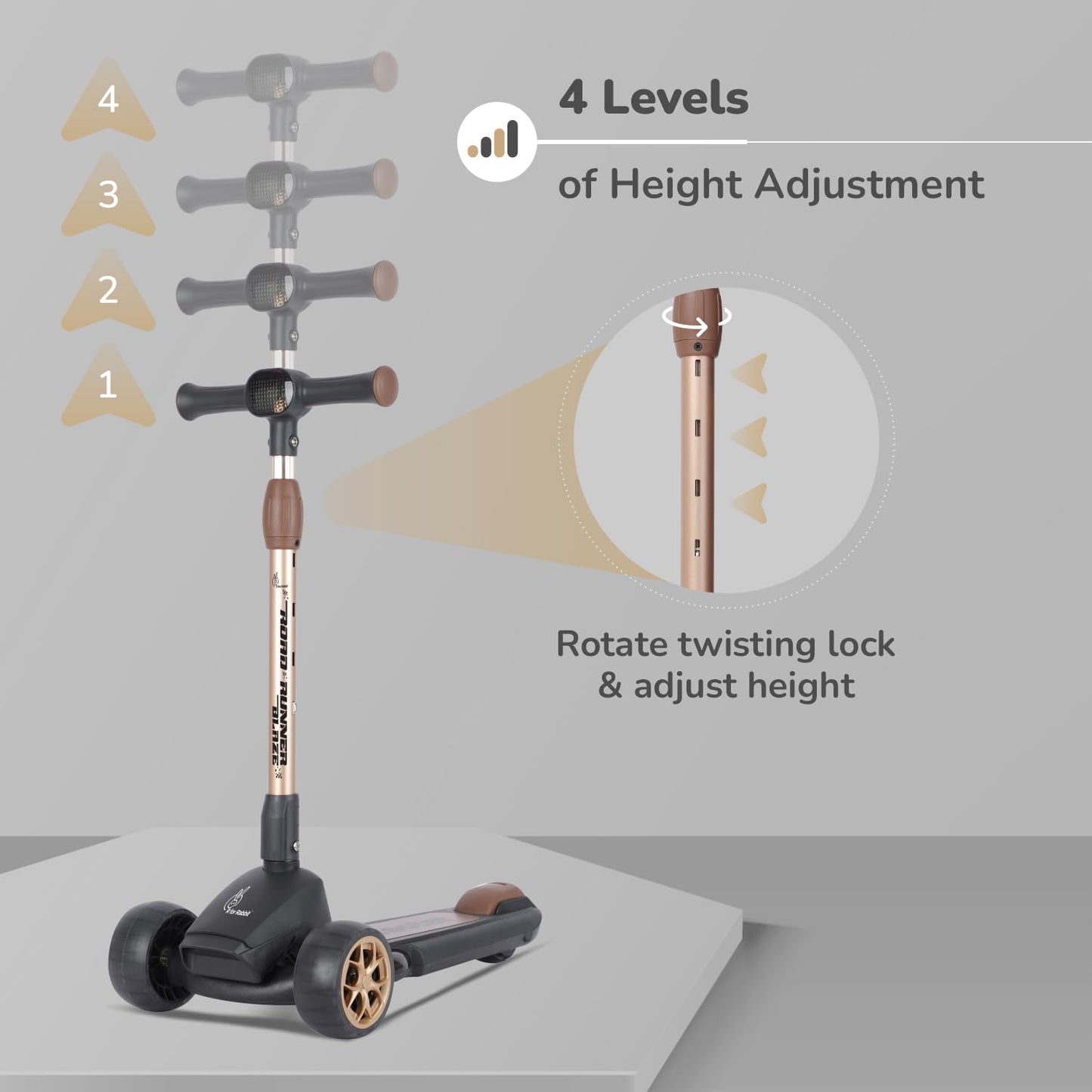 Kick Scooter| Above 3Years| Upto 75kg