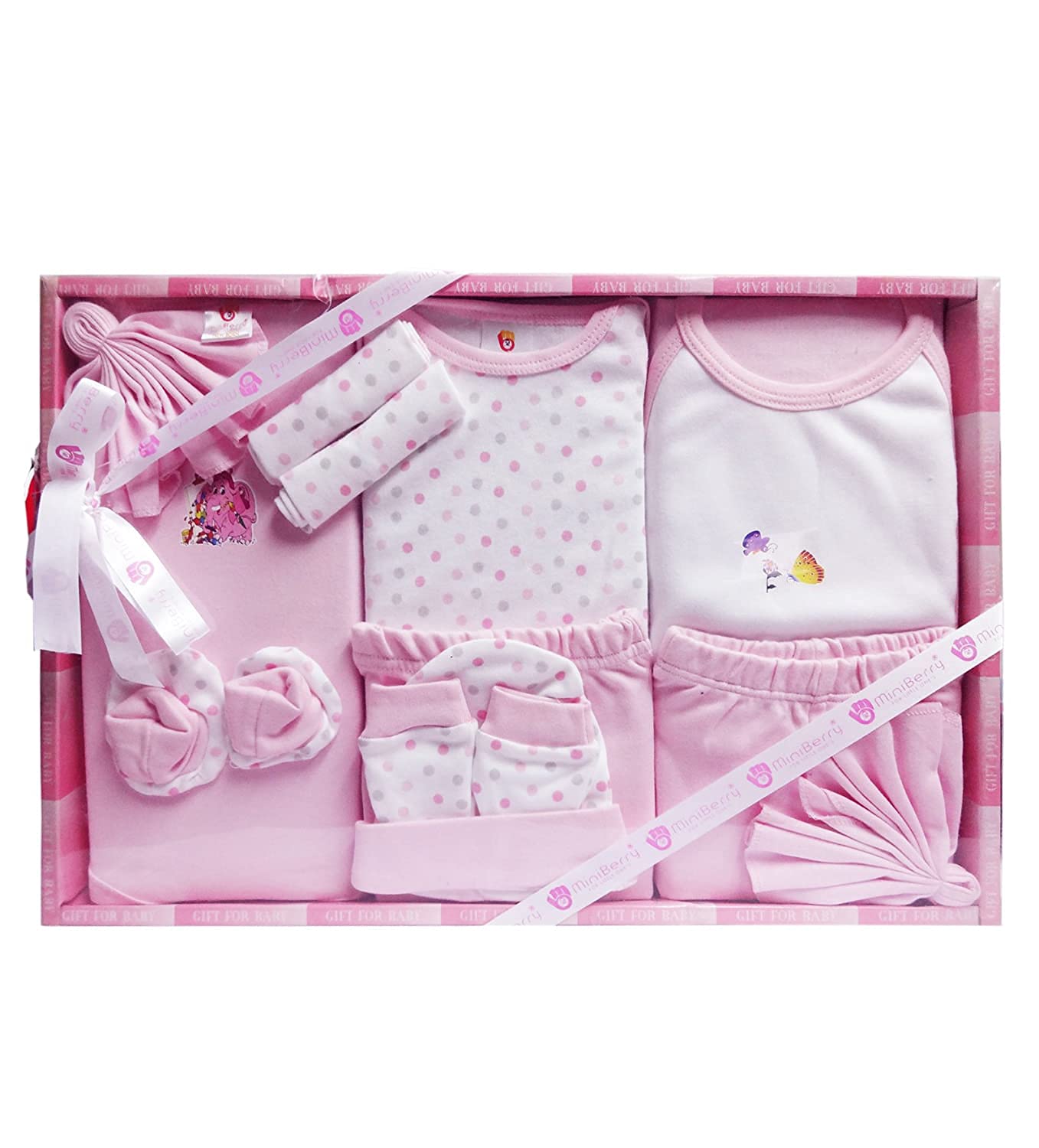 Baby's Cotton New Born Clothing Gift Set