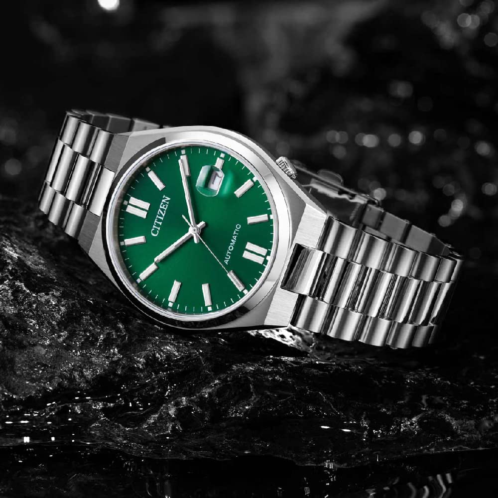 Citizen Stainless Steel Analog Green Dial Men Watch