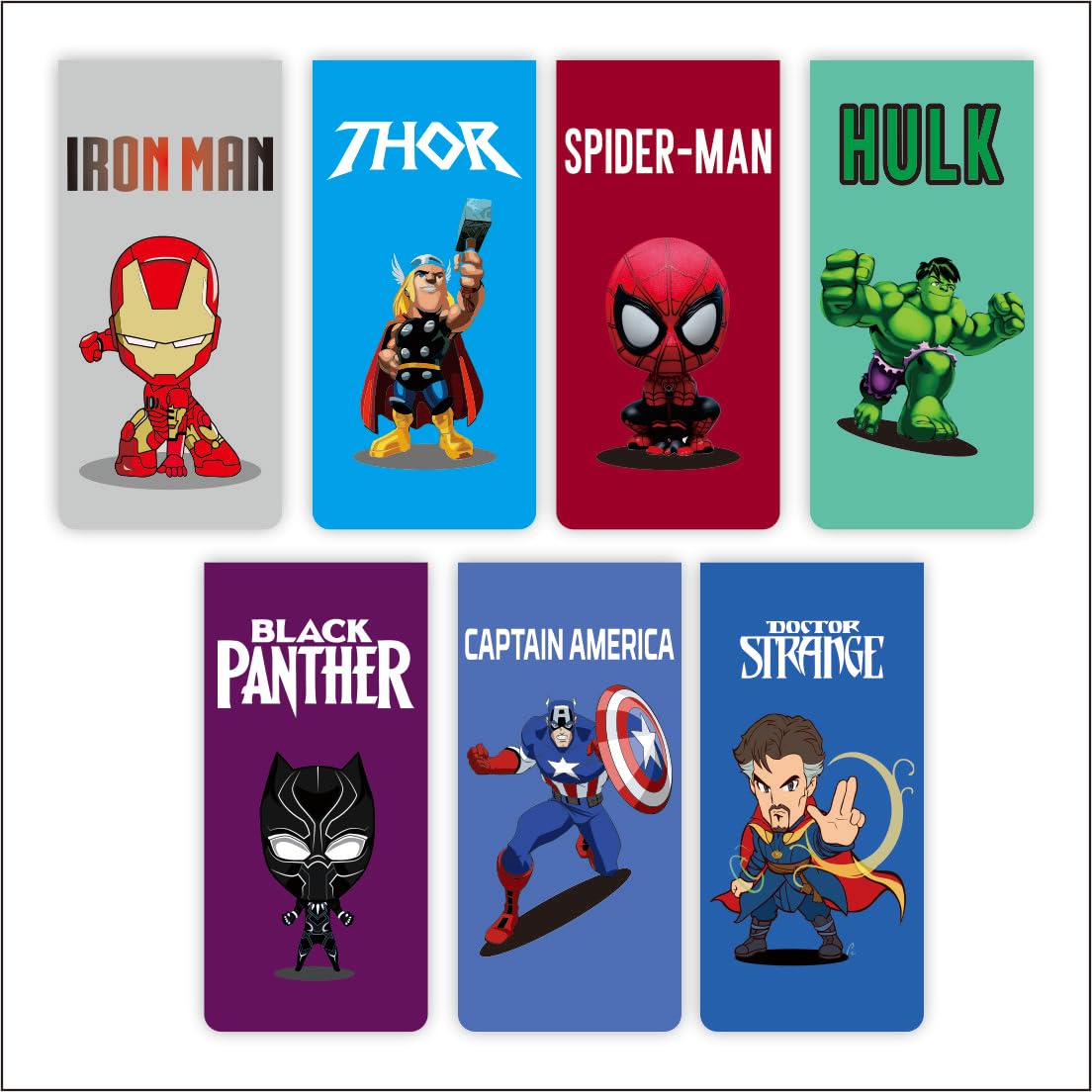 Magnetic Book Mark Avengers