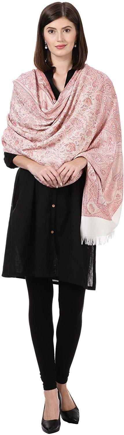 Pashtush Womens Jamawar Shawl