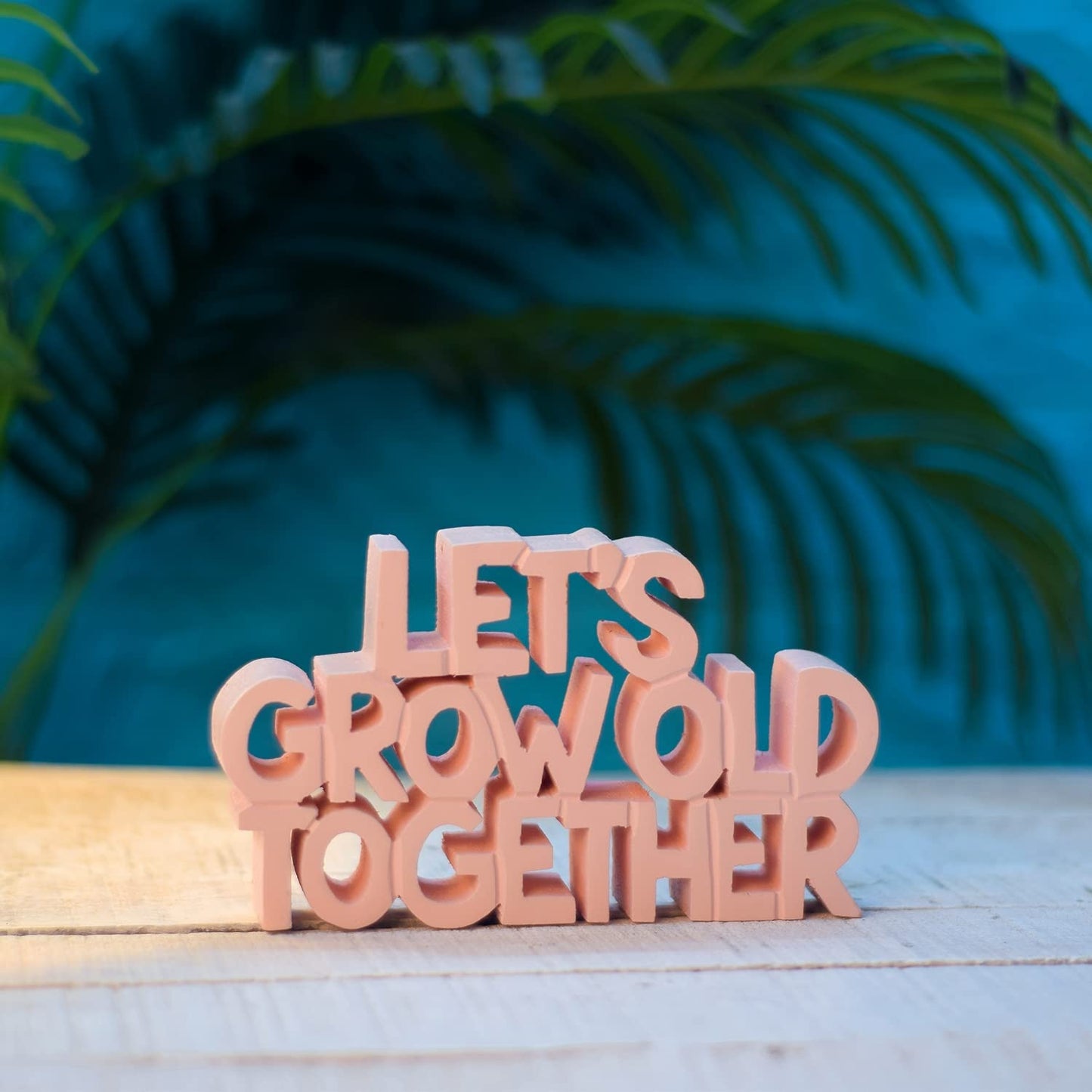 Lets Grow Old Together Home Decor