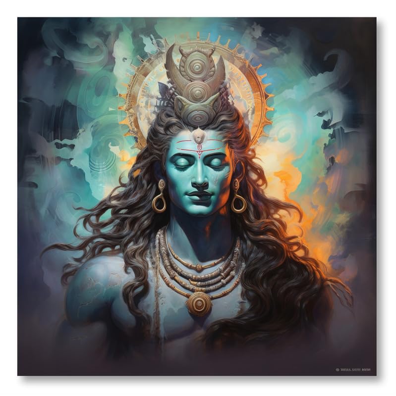 Lord Shiva Canvas Wall Painting