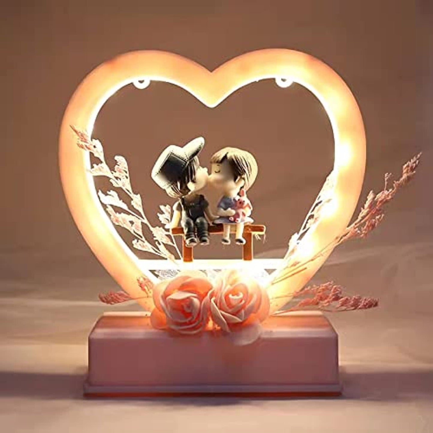 Couple Showpiece with Lights