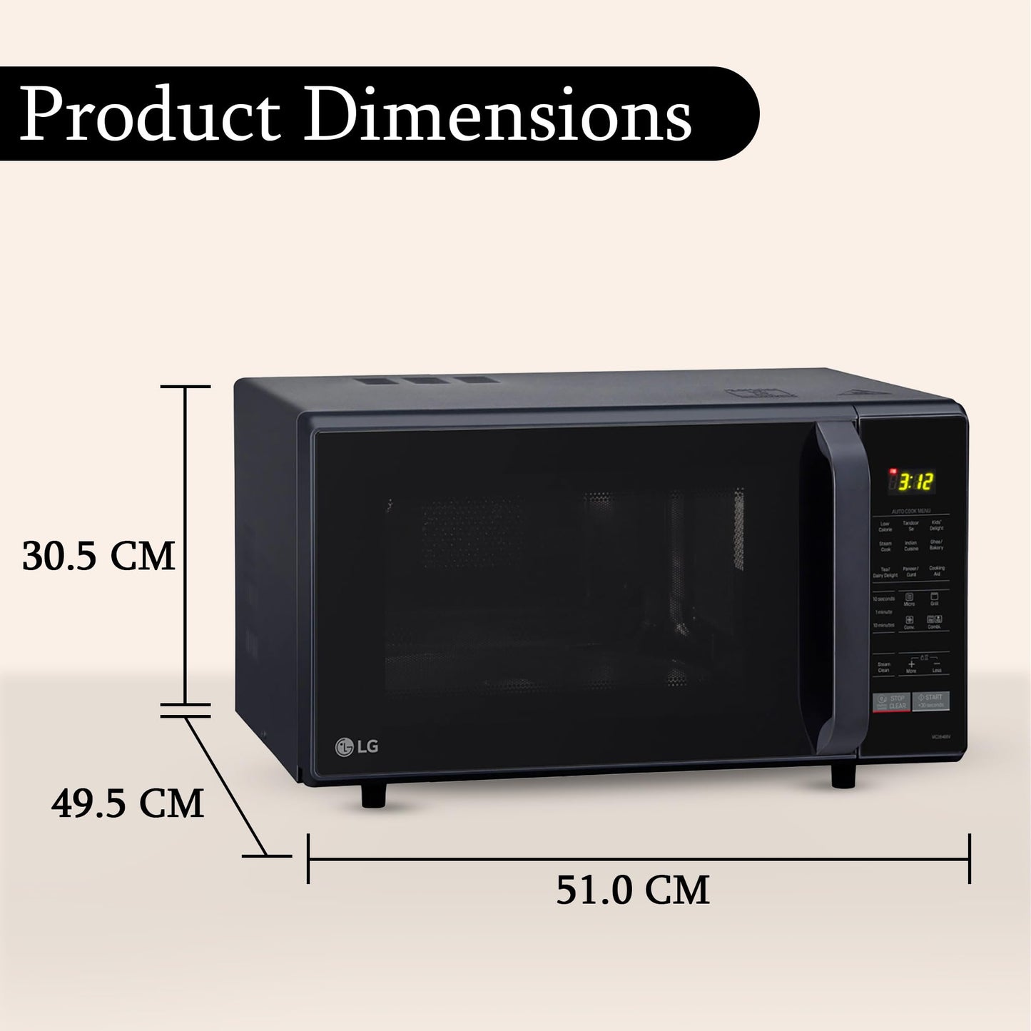 LG 28 L Convection Microwave Oven