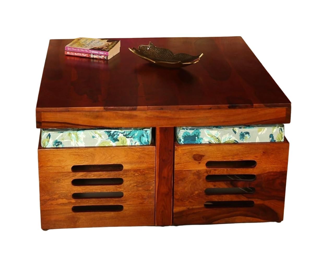 Sheesham Wood Center Coffee Table Set