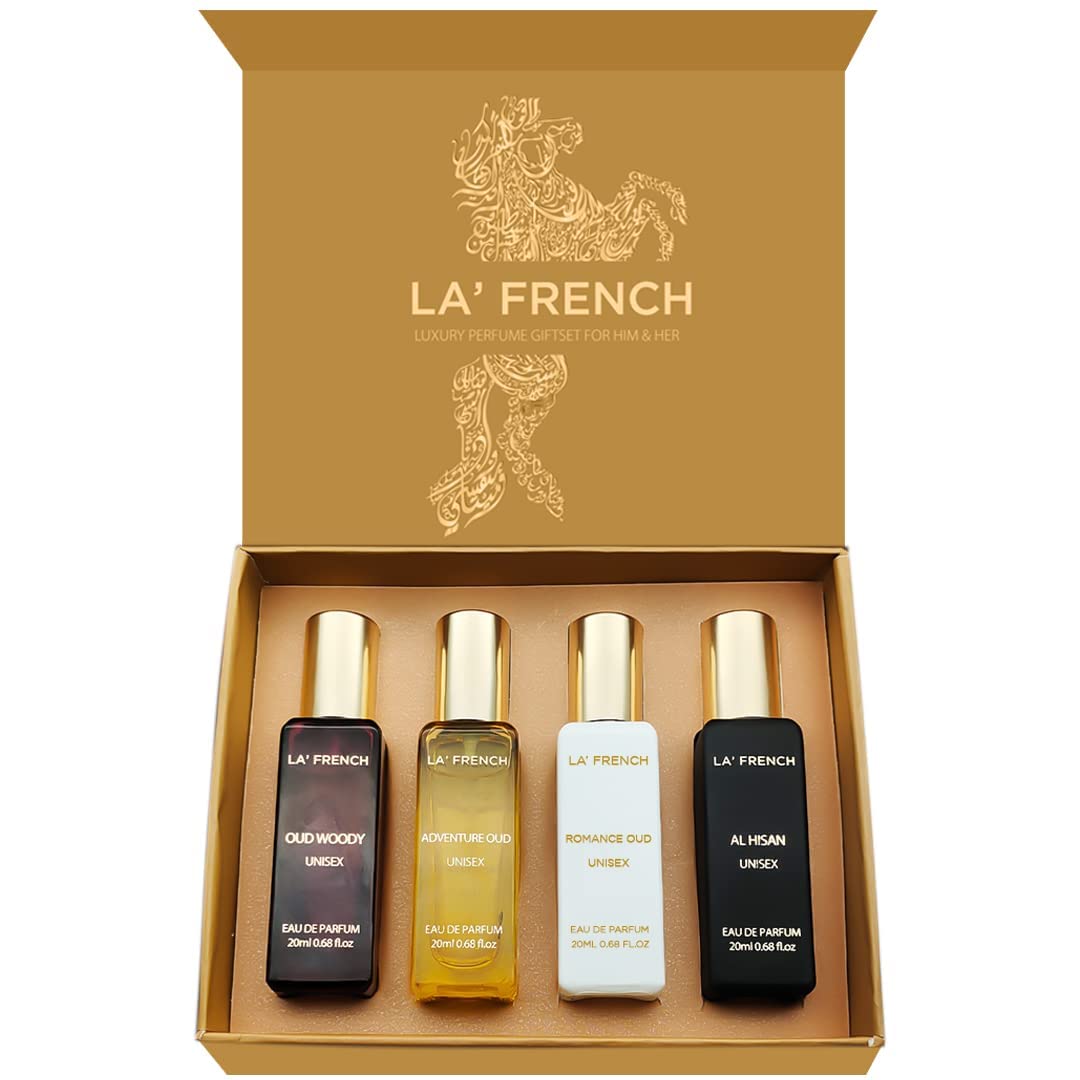 La French Oudh Unisex Eau De Parfum Gift Set 4