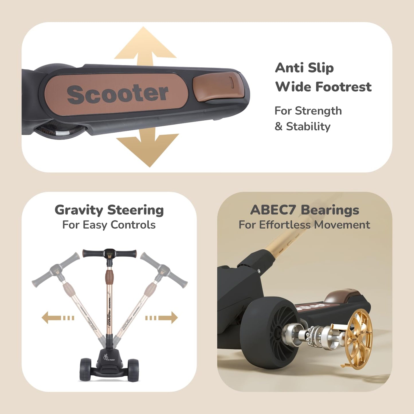 Kick Scooter| Above 3Years| Upto 75kg