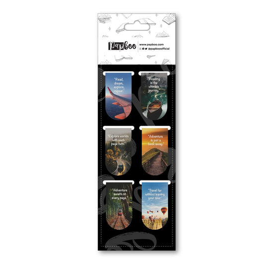 Pack of 6 Travel Bookmarks