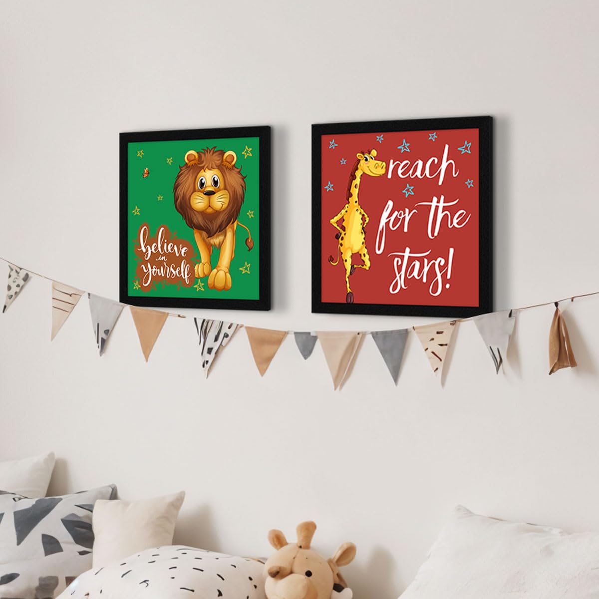 4 Cartoons Kids Room Wall Art