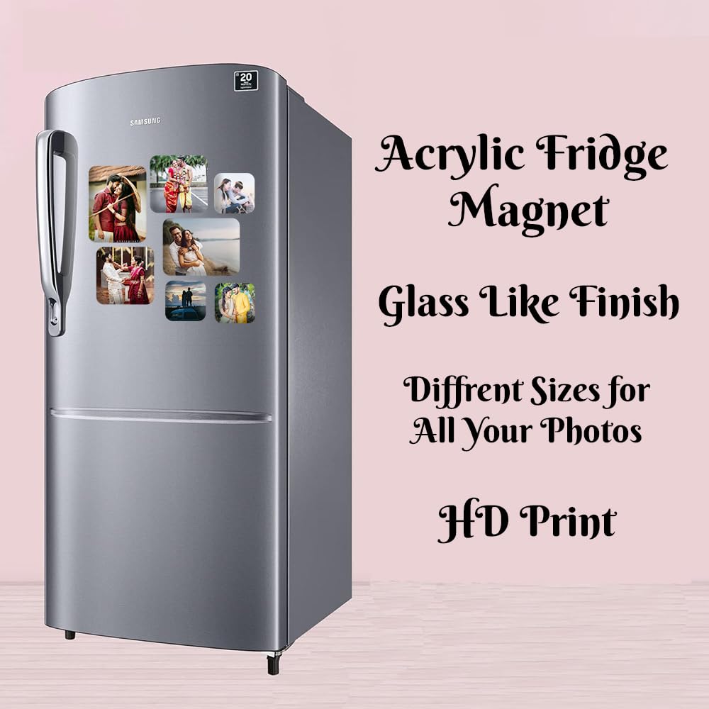 Customized Acrylic Photo Fridge Magnets