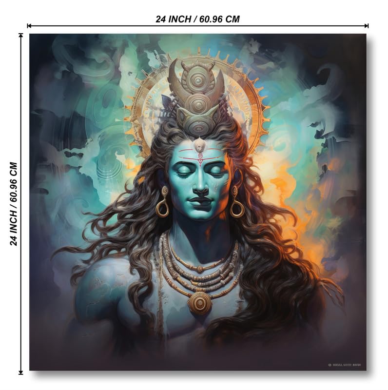 Lord Shiva Canvas Wall Painting