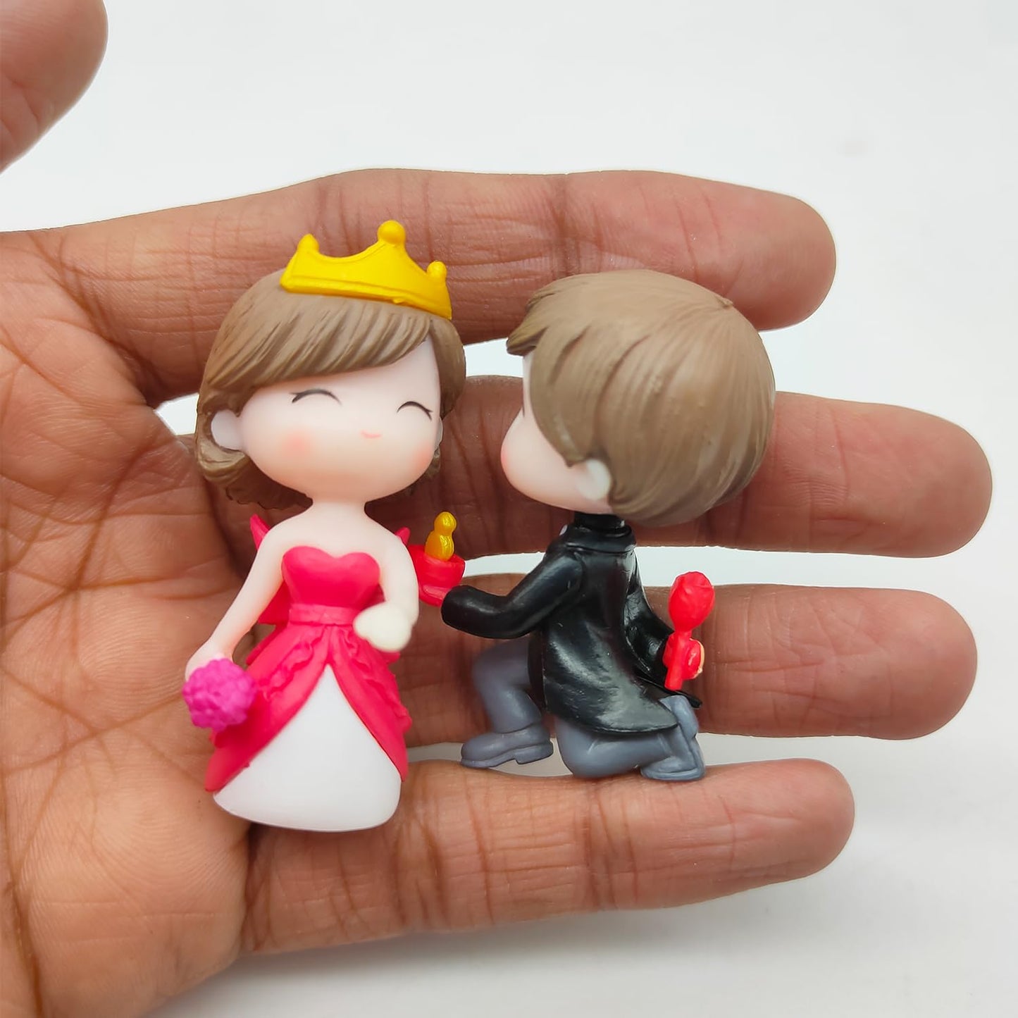 Couple Proposal Miniature Statue