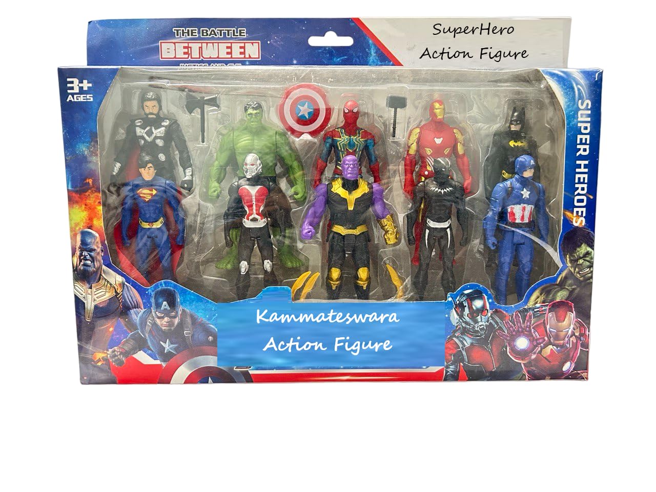 Superhero Action Figure Toys| Set of 10