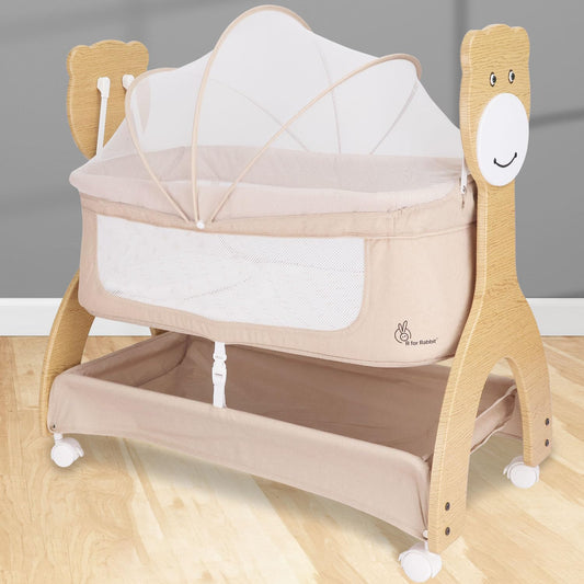 R for Rabbit Wooden Cradle | Upto 12 Kg