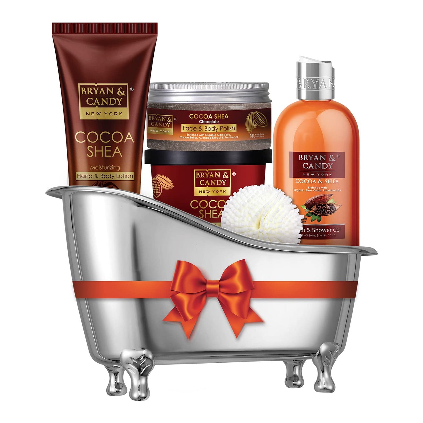 Bryan & Candy Cocoa Shea Bath Tub Gift Set