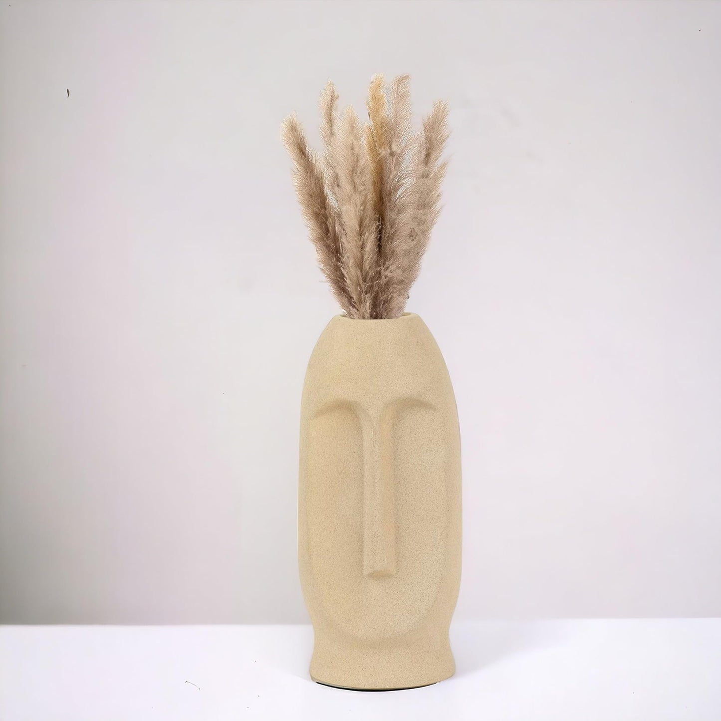 Decorative Face Ceramic Vase