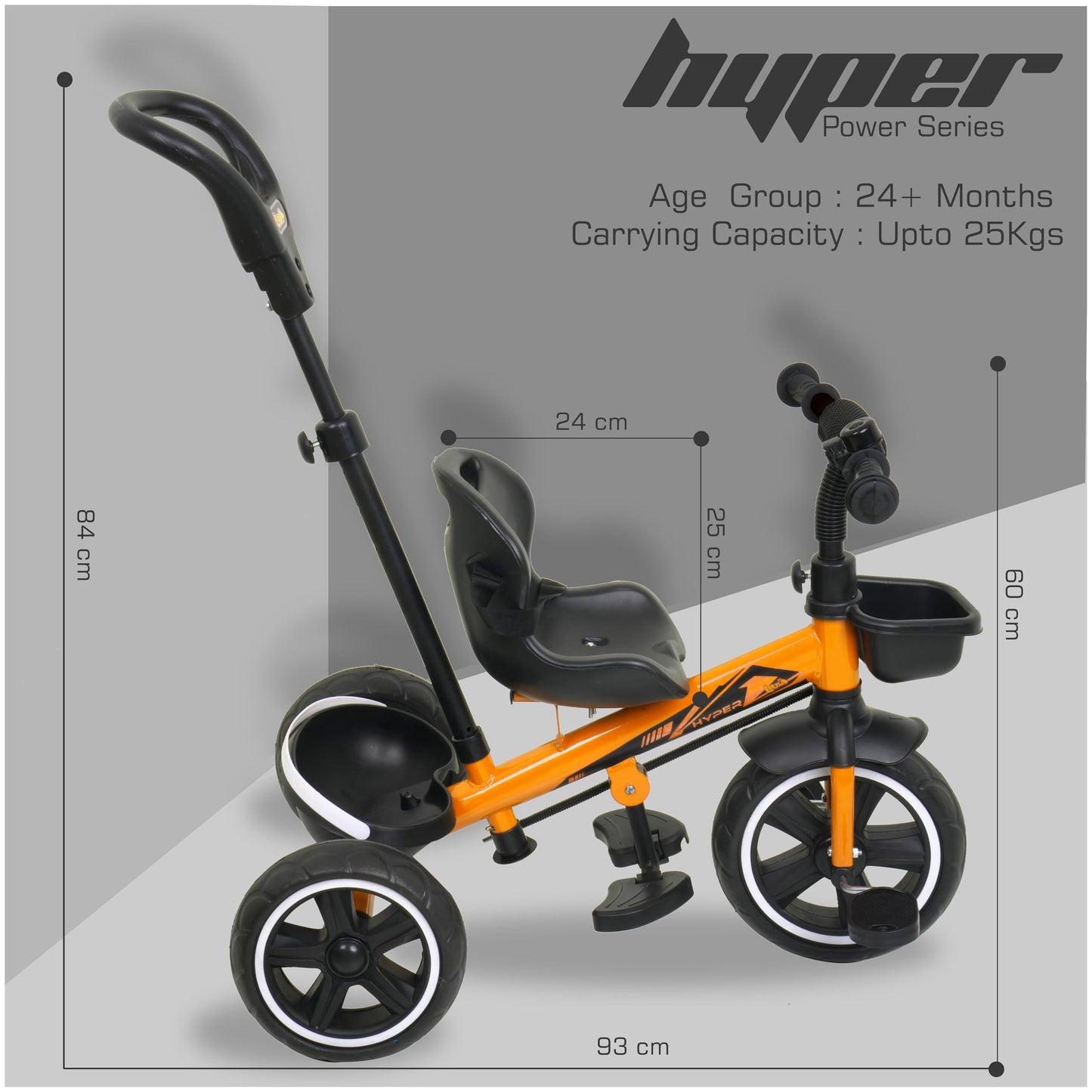 Tricycle| 1-4 Years | Upto 25 kgs