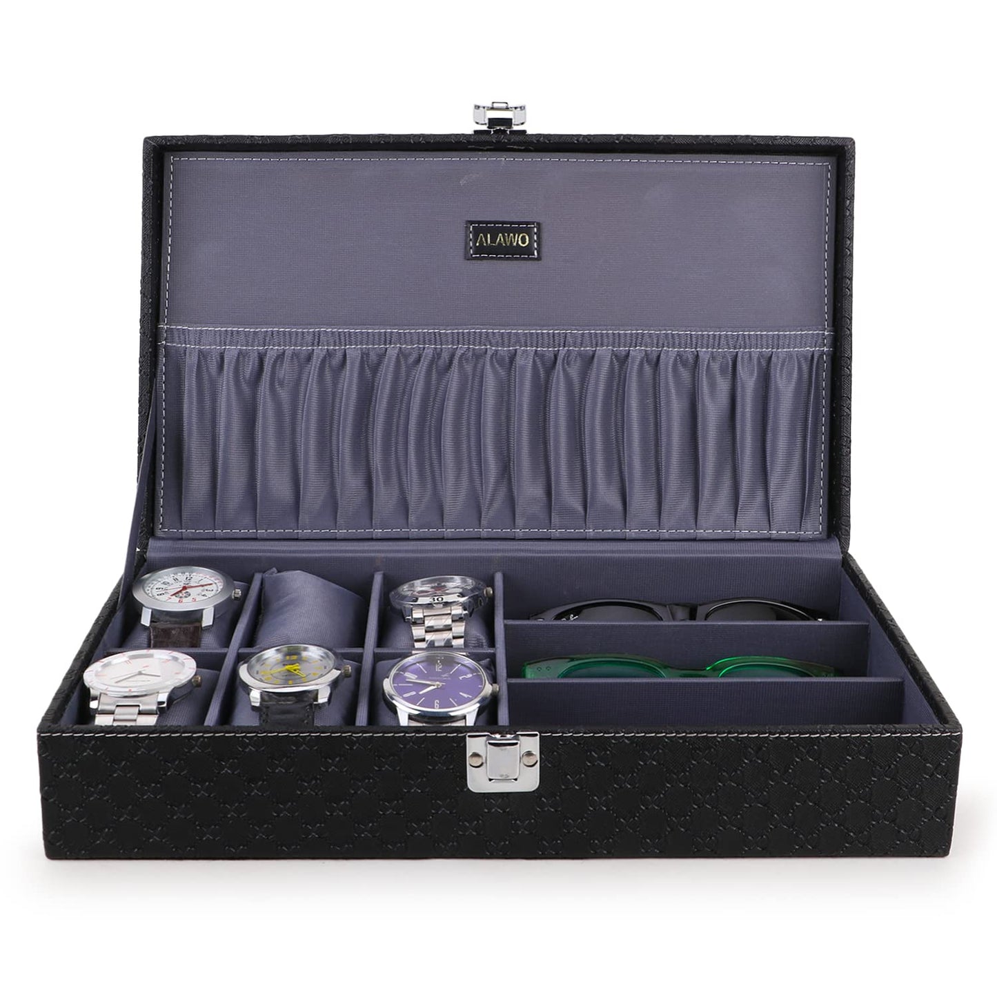 Watch Box and Sunglasses Organizer