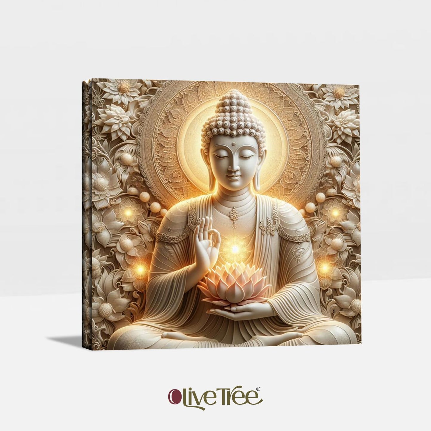 Gautam Buddha Wall Art Canvas Painting